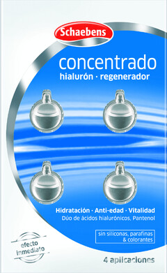 Schaebens concentrado hialurón - regenerador