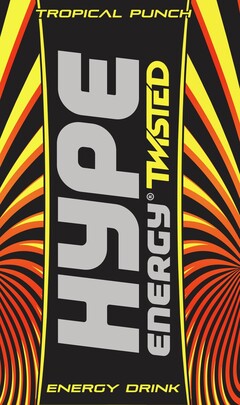 HYPE ENERGY TWISTED TROPICAL PUNCH ENERGY DRINK