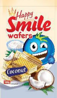 Happy Smaile wafers Coconut 180g