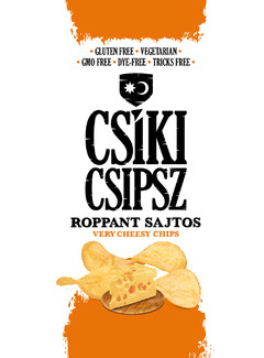 CSÍKI CSIPSZ ROPPANT SAJTOS VERY CHEESY CHIPS