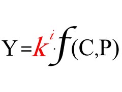 Y = K i. f (C, P)