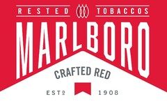 RESTED  TOBACCOS MARLBORO CRAFTED RED ESTD 1908