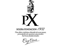 PX SOLERA FUNDACION 1902 VINO DULCE VIEJÍSIMO OBTENIDO DE UVAS PASAS, PROCEDENTE DE NUESTRAS ANCESTRALES BARRICAS FUNDACIONALES CRUZ CONDE