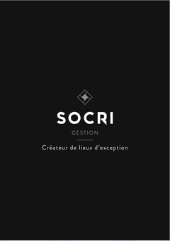 SOCRI GESTION Créateurs de lieux d´exception