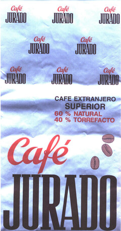 café JURADO CAFE EXTRANJERO SUPERIOR 60% NATURAL 40% TORREFACTO