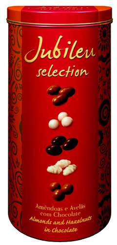 Jubileu selection Amêndoas e Avelâs com Chocolate Almonds and Hazelnuts in Chocolate
