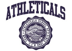 ATHLETICALS ATHLETICALS SCHOOL DPT. SINCE 1968 N.Y.C. TEAM OLDSCHOOL