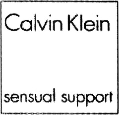 Calvin Klein sensual support