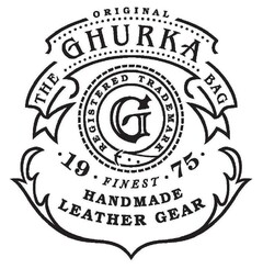 ORIGINAL G THE GHURKA BAG 19 FINEST 75 HANDMADE LEATHER GEAR
