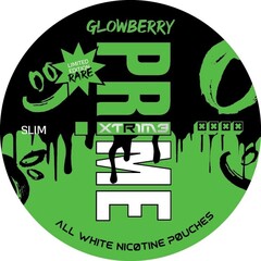 XTR1M3 PR!ME SLIM ALL WHITE NICOTINE POUCHES GLOWBERRY Limited Edition RARE