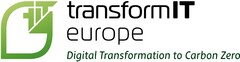 transformIT europe Digital Transformation to Carbon Zero