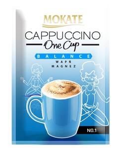 MOKATE CAPPUCCINO One Cup BALANCE WAPŃ MAGNEZ NO. 1