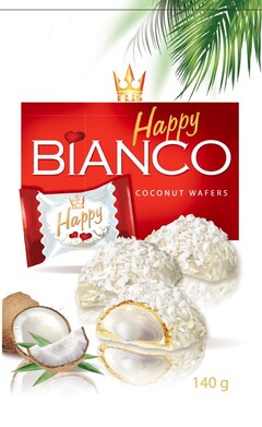 Happy BIANCO Happy COCONUT WAFERS