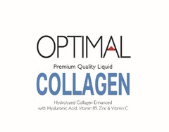 Optimal Collagen Premium Quality Liquid  Hydrolyzed Collagen Enhanced with Hyaluronic Acid, Vitamin B9, Zinc & Vitamin C