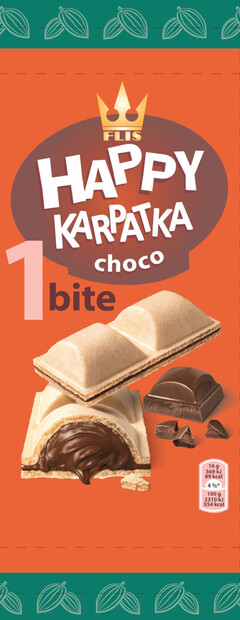 FLIS HAPPY KARPATKA choco 1 bite