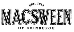 EST. 1953 MACSWEEN OF EDINBURGH