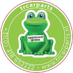 approved green, trcarparts, www.trcarparts.nl, +31(0) 418 652 222.