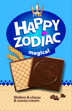 FLIS HAPPY ZODIAC magical Wafers & choco & cocoa cream