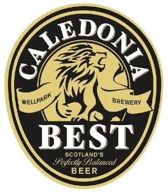 CALEDONIA BEST WELLPARK BREWERY SCOTLAND'S Perfectly Balanced BEER