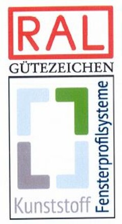 RAL Gütezeichen Kunststoff Fensterprofilsysteme