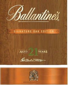 Ballantines signature oak edition aged 21 years