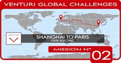 VENTURI GLOBAL CHALLENGES
VENTURI V
SHANGHAI TO PARIS 100% ELECTRIC
MISSION N°02