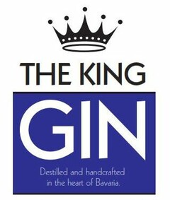 THE KING GIN Destilled and handcrafted in the heart of Bavaria.