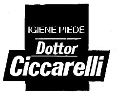 Dottor Ciccarelli IGIENE PIEDE