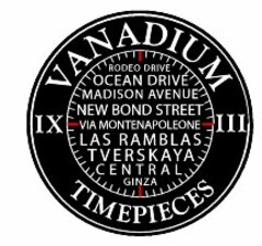 VANADIUM TIMEPIECES