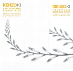 KENZOKI Eau Parfumée Bienfaitrice FIZZ DE GINGEMBRE EUPHORISANT
KENZOKI Perfumed Beneficial Water BLISSFUL GINGER FIZZ