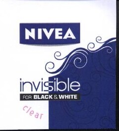 Nivea invisible for black & white clear