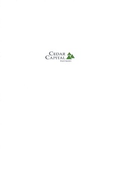 CEDAR CAPITAL PARTNERS