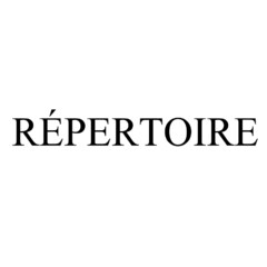 RÉPERTOIRE