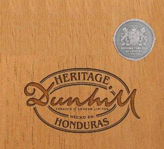 HERITAGE DUNHILL HONDURAS DUNHILL TOBACCO OF LONDON LIMITED