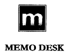 m MEMO DESK