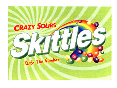 Crazy Sours Skittles Taste The Rainbow
