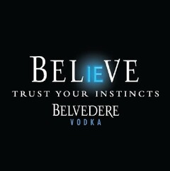 BELIEVE
TRUST YOUR INSTINCTS
BELVEDERE
VODKA