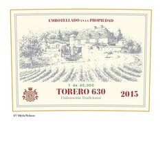 TORERO 630 Elaboración Tradicional 2015 1 de 20.000 embotellado en la propiedad CT