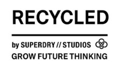 RECYCLED BY SUPERDRY STUDIOS GROW FUTURE THINKING