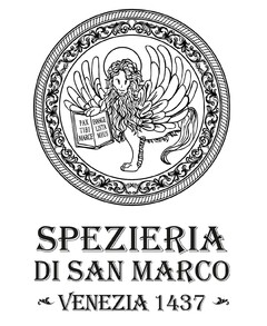 SPEZIERIA DI SAN MARCO VENEZIA 1437 PAX TIBI MARCE EVANGELISTA MEUS