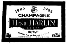 CHAMPAGNE HENRI HARLIN 1985