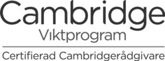 Cambridge Viktprogram Certifierad Cambridgerådgivare