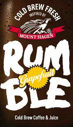 COLD BREW FRESH INSPIRED BY MOUNT HAGEN RUMBLE Grapefruit Cold Brew Coffee & Juice