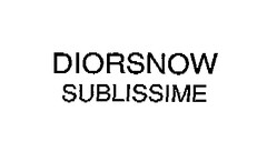 DIORSNOW SUBLISSIME