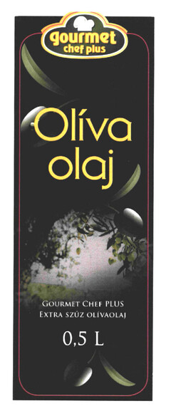 Olíva olaj gourmet chef plus extra szuz olívaolaj 0,5L