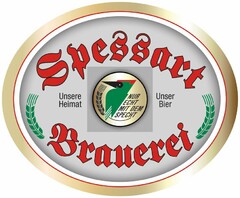 Spessart Brauerei Unsere Heimat Unser Bier NUR ECHT MIT DEM SPECHT