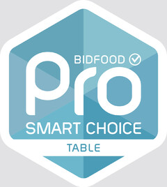 BIDFOOD PRO SMART CHOICE TABLE