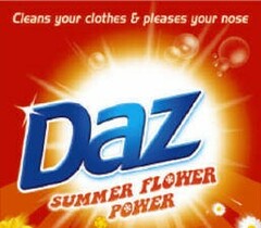 Daz SUMMER FLOWER POWER Cleans your clothes & pleases your nose