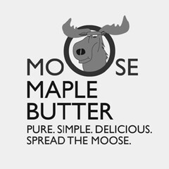 MOOSE MAPLE BUTTER PURE SIMPLE DELICIOUS SPREAD THE MOOSE