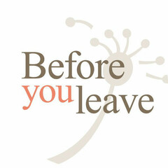 Before you leave
